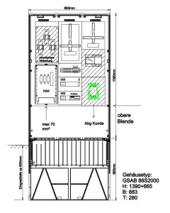 Wandlermessung Bayernwerk 100A für Einspeiseanlagen &lt;75kW nach VDE AR-N 4105