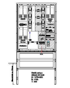 Wandlermessung Nergie mit NA-Schutz nach VDE-AR-N4105 &lt;100kW