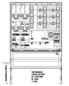 Wandlermessung e.dis  NA-Schutz nach VDE-AR-N 4105 &lt;100kVA  Überschusseinsp.