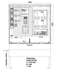 Wandlermessung AVACON 250 A NA-Schutz  nach VDE-AR-N 4105