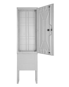 Normkabelverteiler Gr.0, ohne Sockel, HxBxT 1300x610x320mm, Doppelschwenkhebel