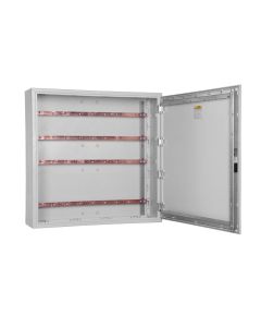 GfK-Wandschränke IP 55 H 1000 x B 1000 x T 300 mit Sammelschiene 30x10 CU blank 185mm