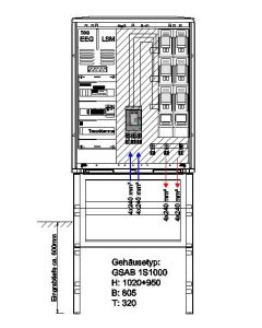 Wandlermessung enviaM mit NA-Schutz nach VDE-AR-N4105 <100kW