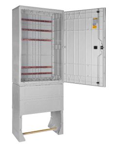 Standardized cabinet with busbar system 400A, (4 rails), HxWxD: 1300x805x470