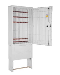 Standardised empty cabinet with busbar system, HxWxD: 1300x805x320