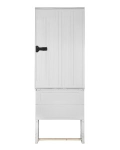 Standardised empty cabinet with backing plate and double swing handle (height:1370 x width:805 x depth:320)