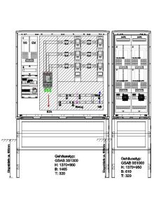 Wandlermessung Netze BW bis 400 A mit Netzüberw. + 1xLasttrennschaltern >100 kVA, Überschusseinsp.