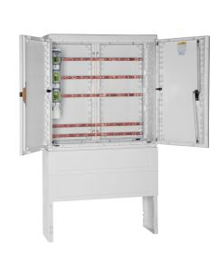 Standardised empty cabinet with busbar system, HxWxD: 1100x1115x328