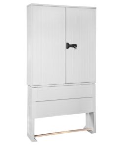 Standardised empty cabinet with double swing handle (height:1370 x width:1135 x depth:320)