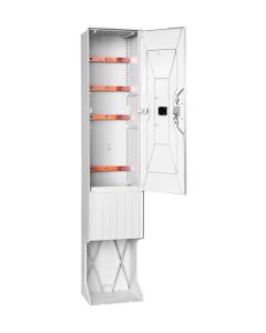 Kabelverteilersäule HxBxT:1710x350x280  mit Sammelschienenfeld, 4-pol, 185mm