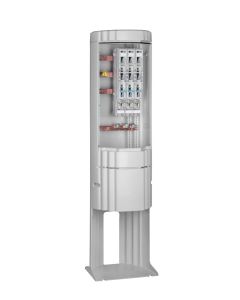 GSAB-Poller, Ges.-Höhe 1411mm, Durchm. 360mm, 4-L Sammelsch. 30x5 (100mm), 3xNH00-Lastschaltleiste