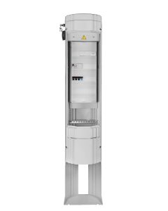 GSAB-Poller rund mit Sockel als Ladesäule bis 11 kW, Ges.-Höhe 1811mm, Durchm. 360mm