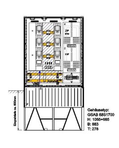 Wandlermessung EWE 250A inkl. Sockel