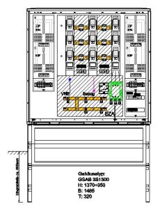Wandlermessung EWE 250A Überschusseinsp. Mit NA-Schutz bis 135kVA inkl. Sockel