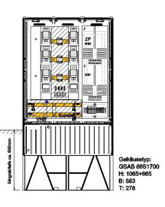 Wandlermessung EWE 400A inkl. Sockel