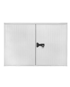 Kabelverteilerschrank mit Doppelschwenkhebel HxBxT:1020x1465x470 mit Montageplatte