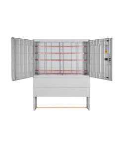 Standardized cabinet with busbar system 630A, (4 rails), HxWxD: 1000x1465x320