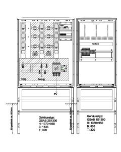 Wandlermessung SH-Netz, NA-Schutz nach VDE-AR-N 4105 <100kVA Überschusseinsp.