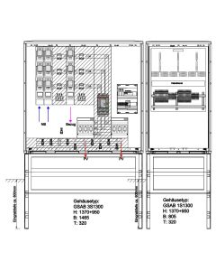 Wandlermessung SH-Netz 630A NA-Schutz nach VDE-AR-N 4105 >100kVA Überschusseinsp.