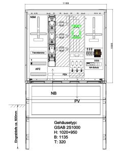 Wandlermessung Syna 250A nach VDE AR-N 4105 <100kW