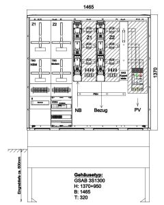 Wandlermessung e-netz Südhessen 400 A nach VDE-AR-N 4105, Selbstverbr.-Überschuss