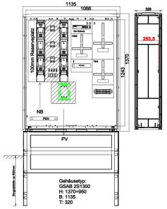 Wandlermessung Mainova 250A (<100kW), für Einspeiseanlagen nach VDE-AR-N 4105