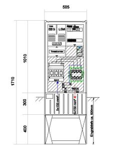 Wandlermessung enviaM mit NA-Schutz nach VDE-AR-N4105 <100kW