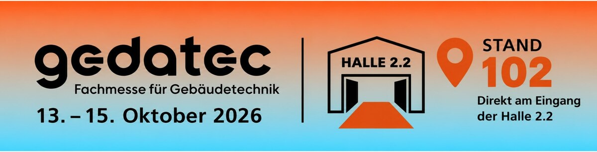 GSAB auf der gedatec 2026 – Halle 2.2, Stand 102